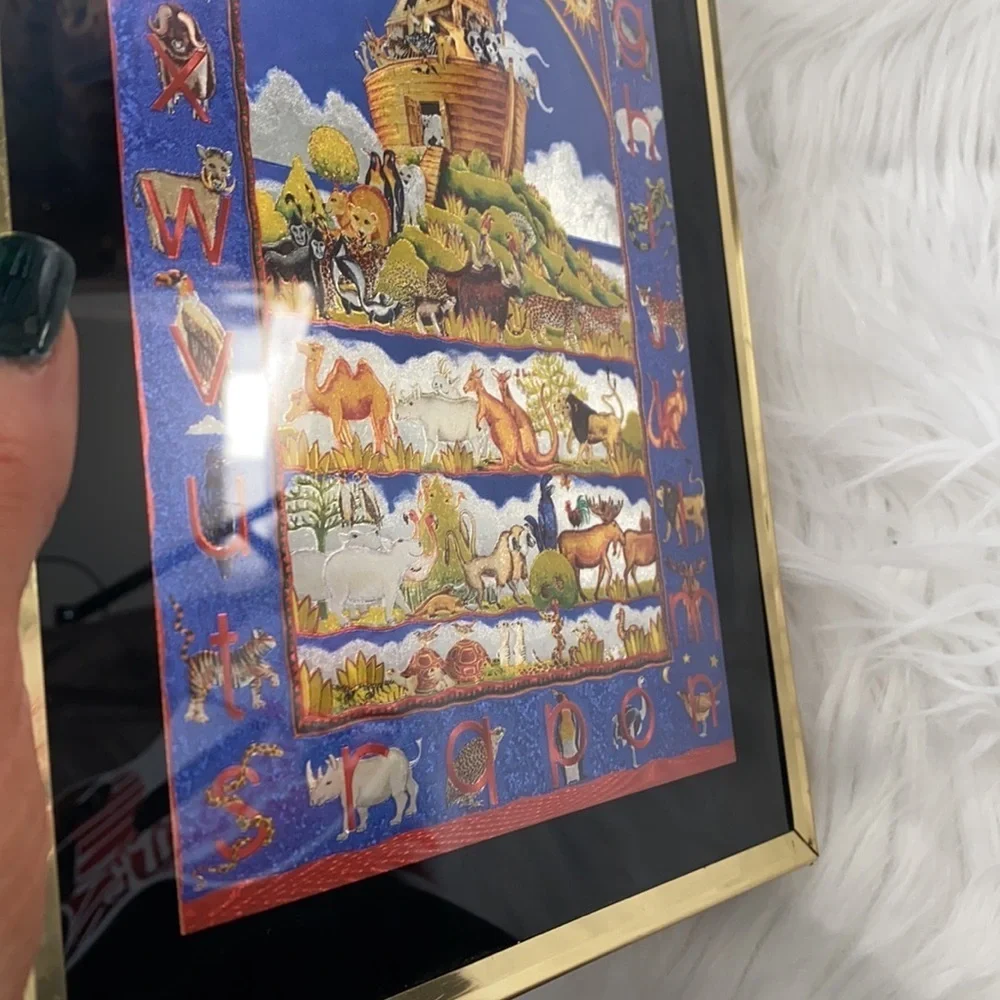 Noah’s Ark Alphabet by Richard Henson Special Edition Holographic Print 6x8